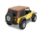 Bestop 97-06 Jeep Wrangler TJ A-Top Trektop (Spice Tinted Windows No Door Skins) - 52820-37
