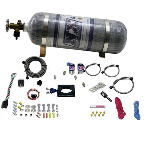 Nitrous Express 13-16 Dodge Dart 1.4L Turbo Nitrous Plate Kit (35-100HP) w/Composite Bottle - 20941-12