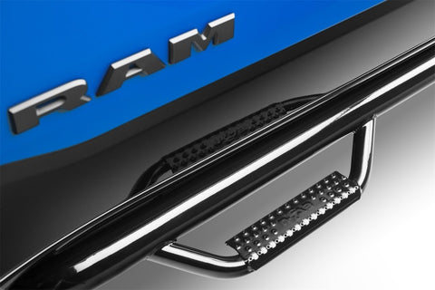N-Fab Nerf Step 2019 Dodge Ram 1500 Crew Cab 5.7ft Bed - Gloss Black - Cab Length - 3in - D1980CC