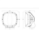 Rigid Industries Adapt XP w/ Amber PRO Lens - 300514