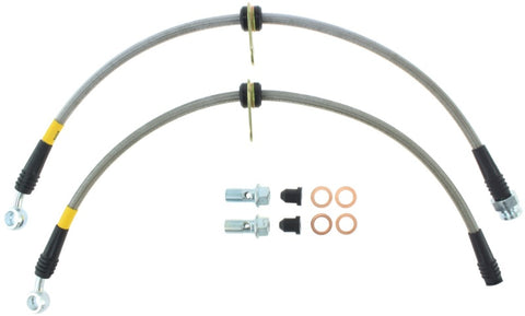 StopTech 04-08 Acura TSX / 03-07 Honda Accord Front SS Brake Lines - 950.40005
