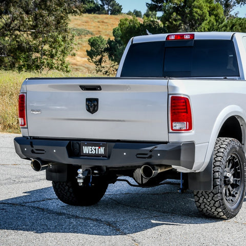 Westin 09-18 Ram 1500 Pro-Series Rear Bumper - Textured Black - 58-421025