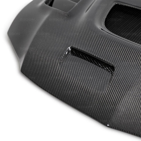 Seibon 03-07 Mitsubishi Evo 8 & 9 CW Carbon Fiber Hood - HD0305MITEVO8-CW