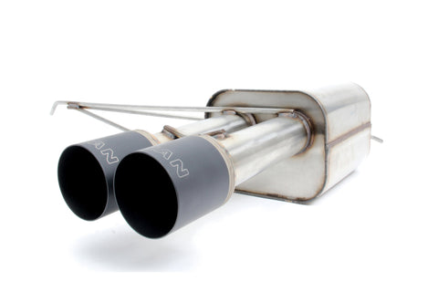 Dinan 14-24 Mini Cooper S (F56) 3-Door Free Flow Axleback Exhaust System - Black Tips - D660-0062-BLK