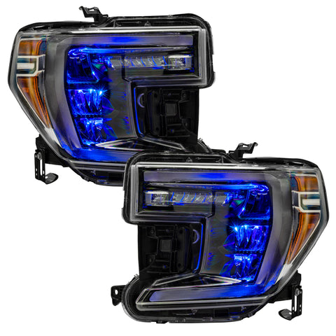 Oracle 19-21 Silverado/Sierra 1500 RGB Demon Eye Headlight Kit - w/o Controller - 1440-334