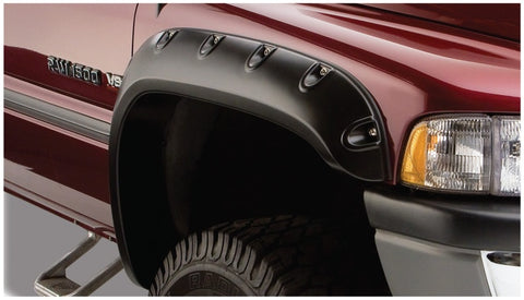 Bushwacker 94-01 Dodge Ram 1500 Fleetside Pocket Style Flares 4pc 78.0/96.0in Bed - Black - 50908-02