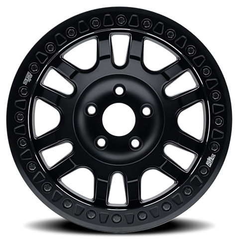 Dirty Life 9314 Canyon Race 17x9 / BLANK BP / -12mm Offset / 71.5mm Hub Matte Black Wheel - 9314-7999MB12