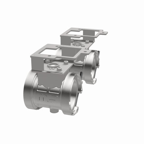 MagnaFlow 2018 Ford Mustang V8-5.0LGAS Exhaust Acc - 2.5in ID/OD - 304SS - Integrated V-Band Flanges - 10805