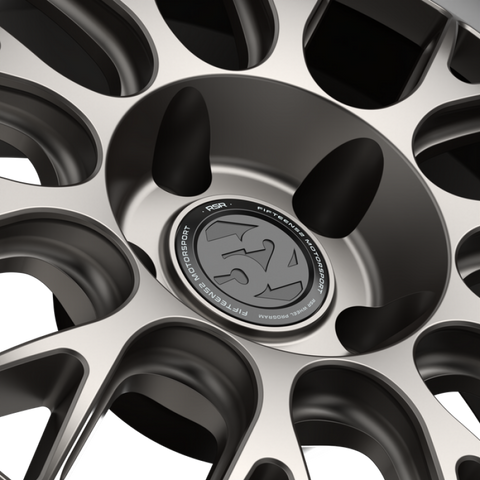 fifteen52 Holeshot RSR 20x9 5x114.3 35mm ET 73.1mm Center Bore Magnesium Grey w/ Gloss Lip - RSHML-29054+35