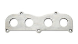Vibrant Mild Steel Exhaust Manifold Flange for Toyota 2AZ-FE motor 1/2in Thick - 14633