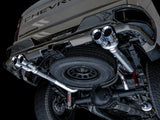 AWE Tuning 4th Gen GM 1500 5.3L 0FG Catback Split Rear Exit (w/ Bumper Cutouts) - Quad Chrome Tips - 3015-42201