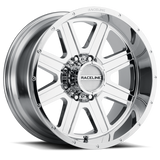 Raceline 940C Hostage 17x9in / 8x165.1 BP / 12mm Offset / 125.2mm Bore - Chrome Wheel - 940C-79080+12