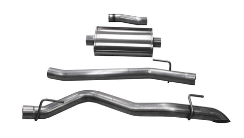 Corsa 2020-2025 Jeep Gladiator JT 3.0in Cat-Back Single Side Exit w/ Turn Down Tip - 21061