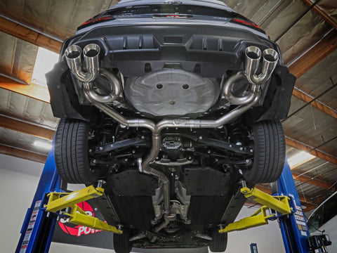 aFe POWER Takeda 3in to 2-1/2in 304 SS Cat-Back Exhaust w/ Black Tips 22-23 Subaru WRX H4-2.4L (t) - 49-36809-B