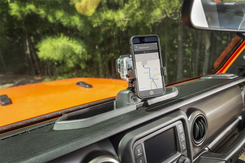 Rugged Ridge Dash Multi-Mount w/Phone Holder 18-20 Jeep JL/JT - 13551.23