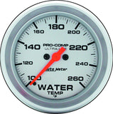Autometer Ultra-Lite 2-5/8in 100-260F Water Temp Gauge - Digital Stepper Motor - 4455