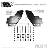 Westin 11-14 Chevrolet Silverado 2500/3500 HDX Bandit Front Bumper - Blk - 58-31145