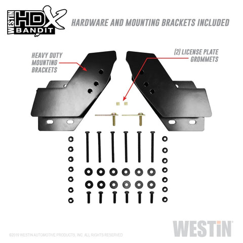 Westin 11-14 Chevrolet Silverado 2500/3500 HDX Bandit Front Bumper - Blk - 58-31145