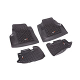 Rugged Ridge Floor Liner Front/Rear Black 1997-2006 Jeep Wrangler TJ - 12987.10