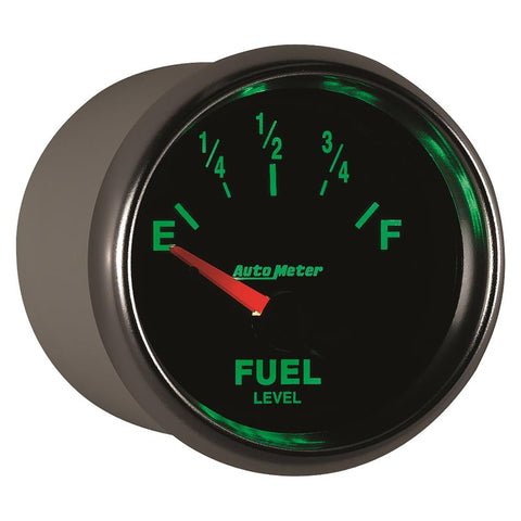 AutoMeter Gauge Fuel Level 2-1/16in. 240 Ohm(e) to 33 Ohm(f) Elec Gs - 3816