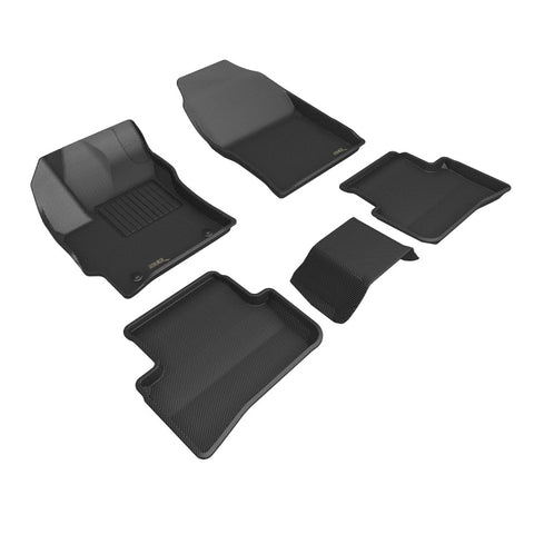 3D MAXpider 23-24 Toyota GR Corolla Kagu Floor Mat- Black R1 R2 - L1TY29501509
