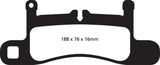 EBC 12-15 Porsche 911 (991) (Cast Iron Rotor only) 3.4 Carrera Yellowstuff Rear Brake Pads - DP42098R