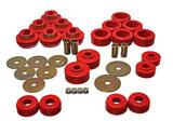 Energy Suspension 92-97 GM Denali XL/Blazer/Yukon XL 4WD Red Body Mount Set - 3.4118R