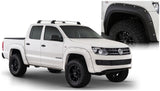 Bushwacker 11-18 Volkswagen Amarok Pocket Style Flares 2pc - Black - 171001-02