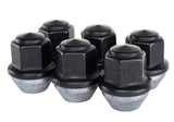 Ford Racing M12 x 1.5 Black Lug Nut - Set of 6 - M-1012-BR