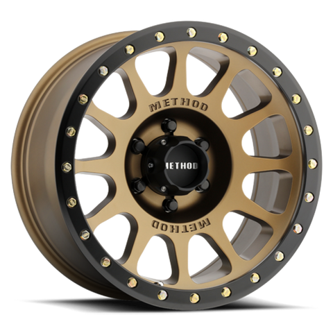Method MR305 17x8.5 25mm Offset 6x120 83mm Centerbore Method Bronze - Matte Black - MR30578562925
