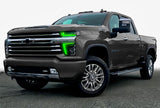 Oracle 20-21 Chevy Silverado HD 2500/3500 RGB+W Headlight DRL Upgrade Kit - ColorSHIFT - 1452-330