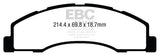 EBC 08+ Ford Econoline E150 4.6 Ultimax2 Front Brake Pads - UD1328