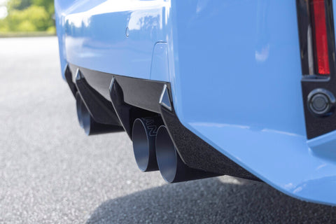 Dinan 23-26 BMW M2 (G87) Valved Axleback Exhaust System - Black Tips - D660-0100-BLK