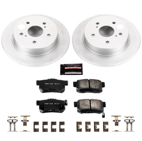 Power Stop 07-13 Suzuki SX4 Rear Z17 Evolution Geomet Coated Brake Kit - CRK5889