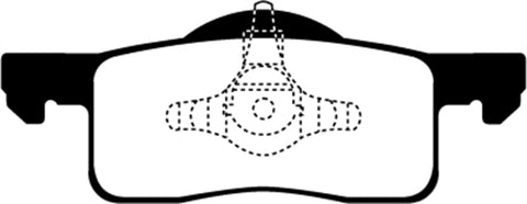 EBC 02-06 Ford Expedition 4.6 2WD Greenstuff Rear Brake Pads - DP61652
