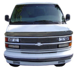AVS 96-02 Chevy Express 1500 High Profile Bugflector II Hood Shield - Smoke - 25918