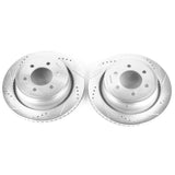 Power Stop 12-18 Ford F-150 Rear Evolution Drilled & Slotted Rotors - Pair - AR85148XPR