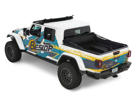 Bestop 20-26 Jeep Gladiator For 5 Ft. Bed Supertop For Truck 2 (Black Diamond) - 77326-35