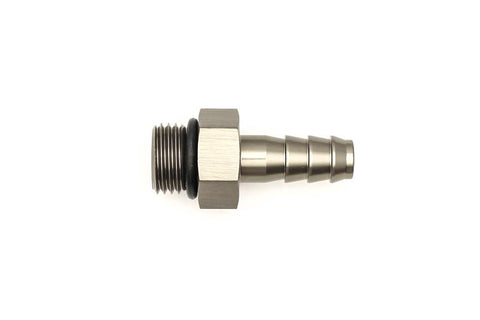 DeatschWerks 6AN ORB Male To 5/16in. Male Triple Barb Fitting (Incl. O-Ring) - 6-02-0502
