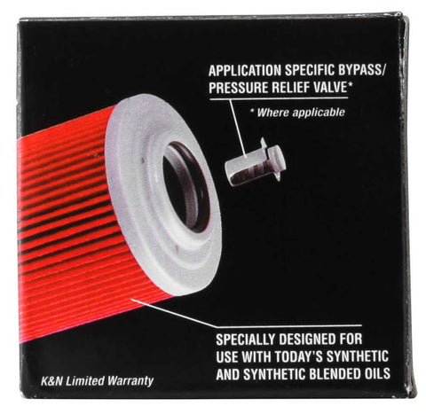 K&N Suzuki / Arctic Cat / Kawasaki / Yamaha 1.75in OD x 2.125in H Oil Filter - KN-132