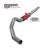 Diamond Eye KIT 5in CB MFLR RPLCMENT PIPE SGL AL: 03-07 FORD 6.0L F250/F350 - K5344A-RP