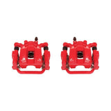 Power Stop 03-08 Infiniti FX35 Rear Red Calipers w/Brackets - Pair - S2786