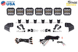 Diode Dynamics Bronco SS5 Pro CrossLink Windshield - Yellow Combo Lightbar Kit - DD7265