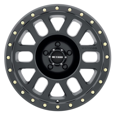 Method MR309 Grid 17x8.5 0mm Offset 5x5 94mm CB Matte Black Wheel - MR30978550500