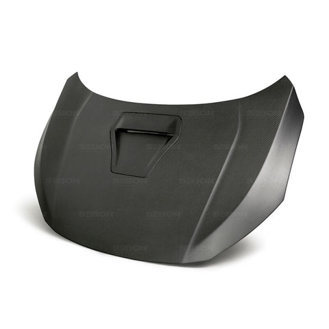 Seibon 17-18 Honda Civic Type-R OEM-Style Dry Carbon Fiber Hood - HD17HDCVR-OE-DRY