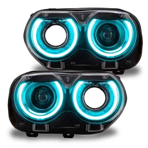 Oracle 15-21 Dodge Challenger RGB+W Headlight DRL Upgrade Kit - ColorSHIFT - BC1 - 1329-335