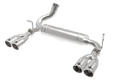 aFe Vulcan Series 2.5in 304 SS Axle-Back Exhaust Polished 07-18 Jeep Wrangler (JK) V6-3.6/3.8L - 49-38086-P