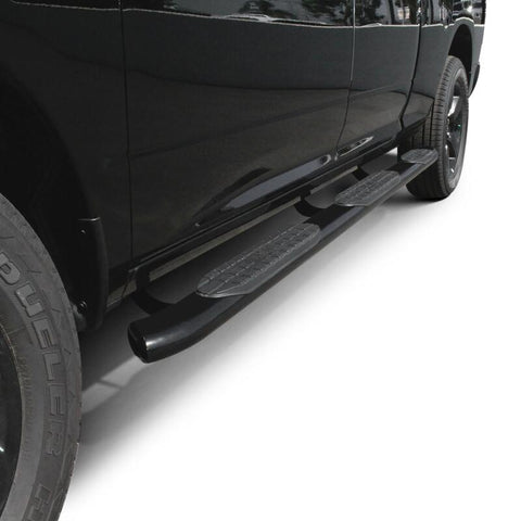 Westin 2009-2018 Ram/Dodge 1500 Quad Cab (6.5 ft Bed) PRO TRAXX 5 WTW Oval Nerf Step Bars - Black - 21-534315