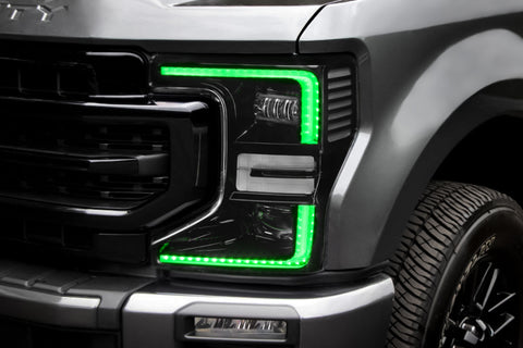 Oracle 2022 Ford F250/350 Super Duty Dynamic ColorSHIFT Headlight DRL Kit w/Switchback - 1449-332
