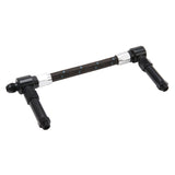 Russell Performance -8 AN to -8 AN ProClassic Demon Carb Dual Inlet Carb Kit (Black/Silver) - 641183